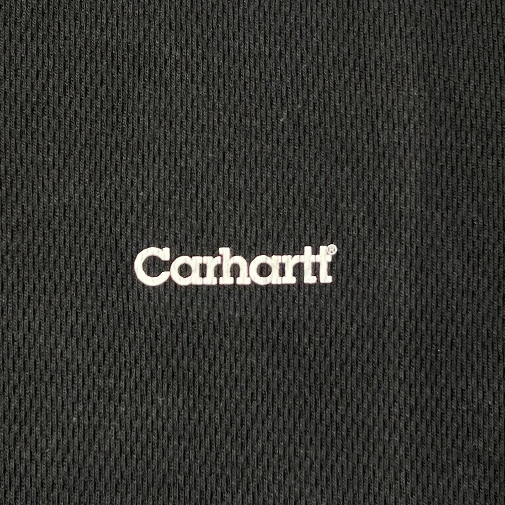 Carhartt Heavyweight Cotton Thermal Crewneck Top Black Men's Size S VTG NWT - Picture 5 of 16
